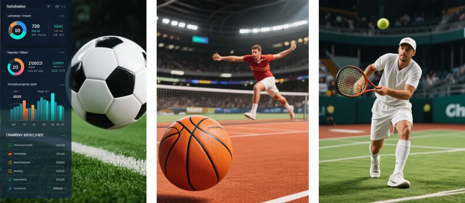 体育数据与比分界面预览